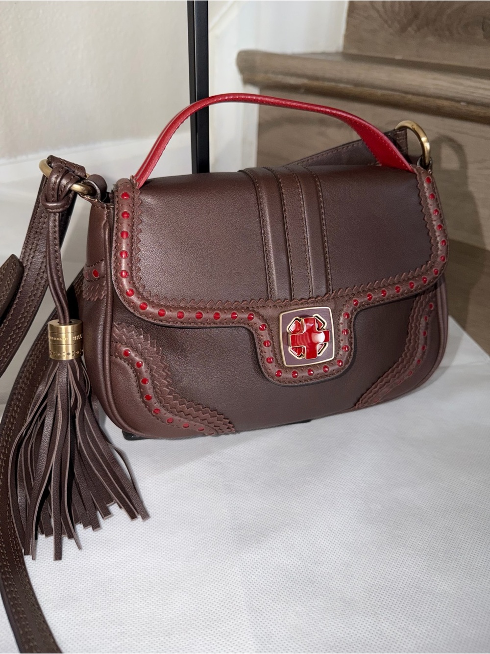 Bally 160th Anniversary "Ellie-SM" Leather Shoulder Bag